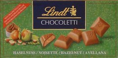 Lindt male 3 chocoletti poziom haselnuss